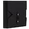 JAM Paper Black Kraft Portfolio with Button and String Tie Closure 5.5" x 8.5"
